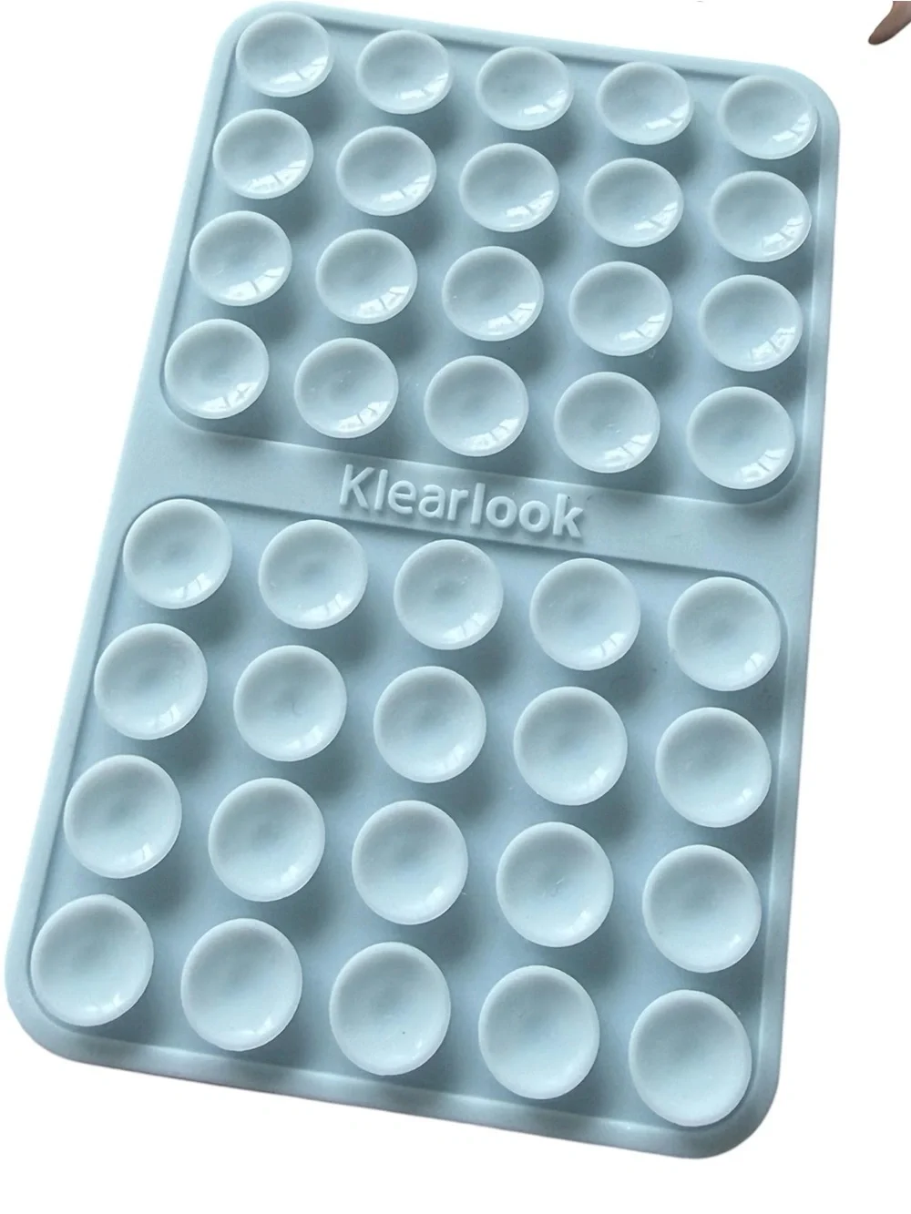 Silicone Pop Grip Phone Sticker - Blue & Pink